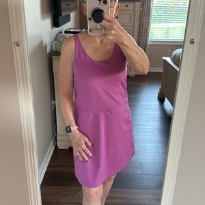 Elle Sport Vibrant Pink Athletic Tank Dress